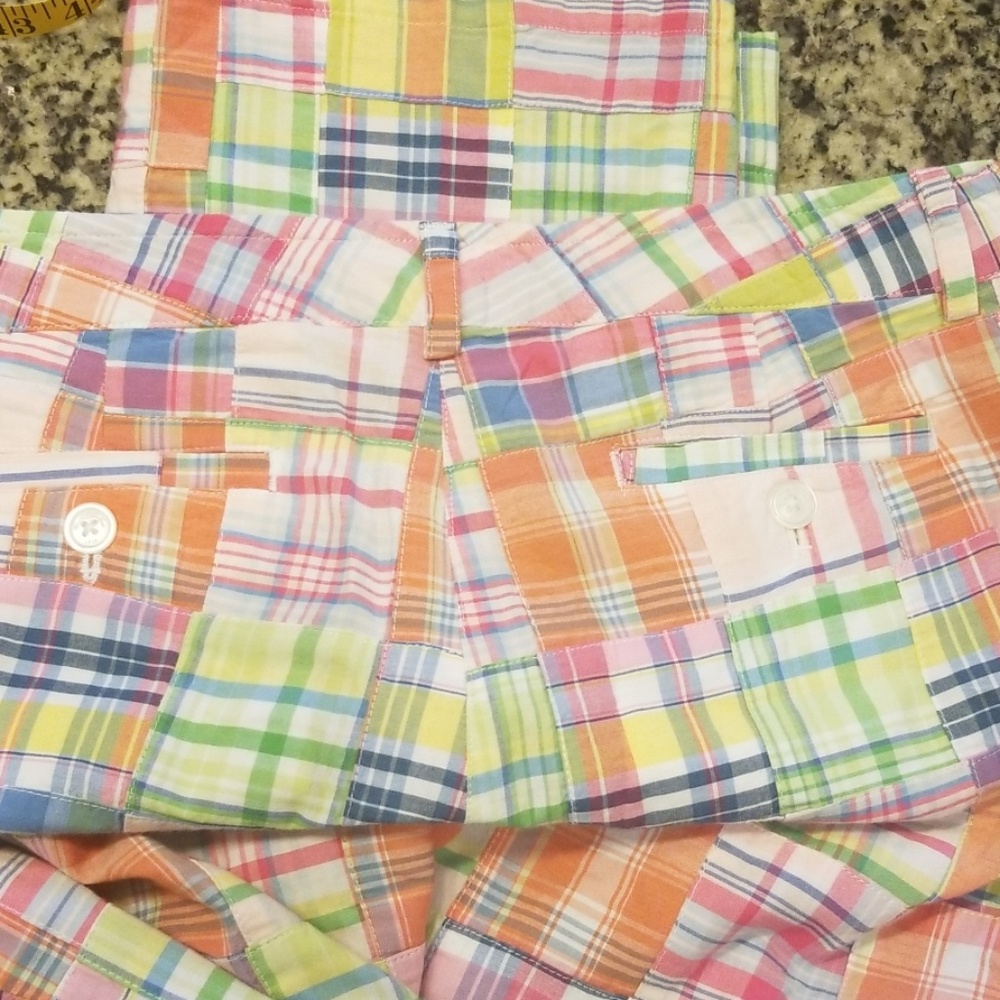 '346' Brooks Brothers size 4 Madras Pants NWOT - Picture 4 of 4